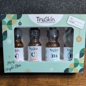 TruSkin Limited Edition Merry & Bright Skin Serum Gift Set 0.4 Oz 4 Ct